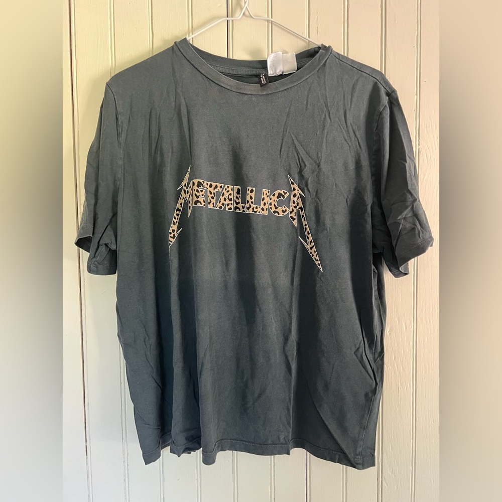 Metallica Leopard Print T-shirt